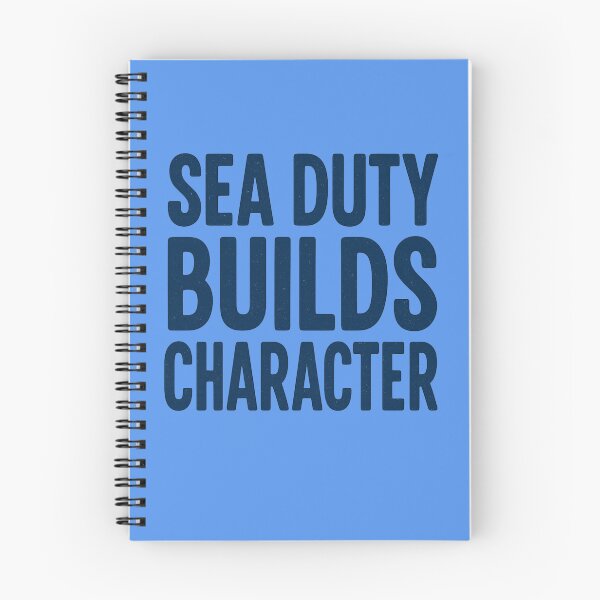 Item preview, Inspirational Quote Sea Duty Builds Character Strength designed and sold by ArtComixHaven.