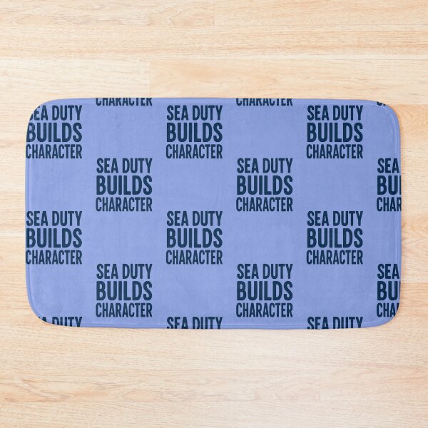 Item preview, Inspirational Quote Sea Duty Builds Character Strength designed and sold by ArtComixHaven.