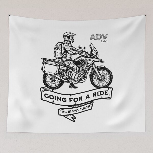Item preview,  Adventure Motorcycle | Off-Road Biker Art  designed and sold by monsalve-autos.