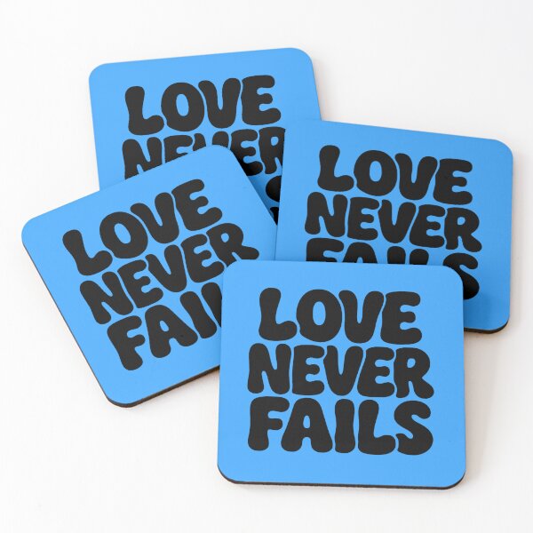 Item preview, Romantic Quote Love Never Fails Eternal Devotion designed and sold by ArtComixHaven.