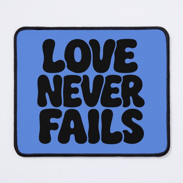 Item preview, Romantic Quote Love Never Fails Eternal Devotion designed and sold by ArtComixHaven.