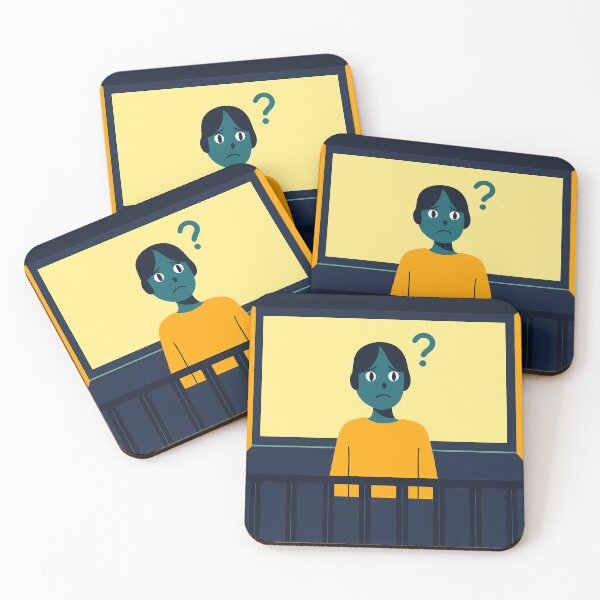 Item preview, Question Illustrations Play Items Pastel Colors Lines Modern designed and sold by ART ATTACK ZONE.