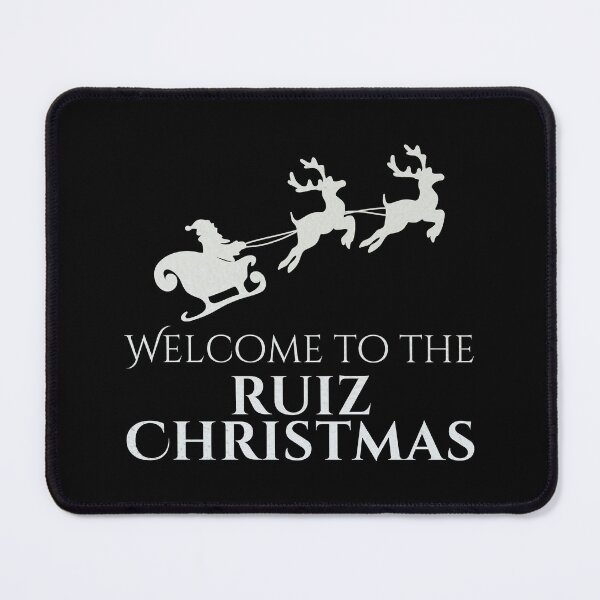 Item preview, Welcome to the Ruiz Christmas – Silver Family Name designed and sold by buglevel.