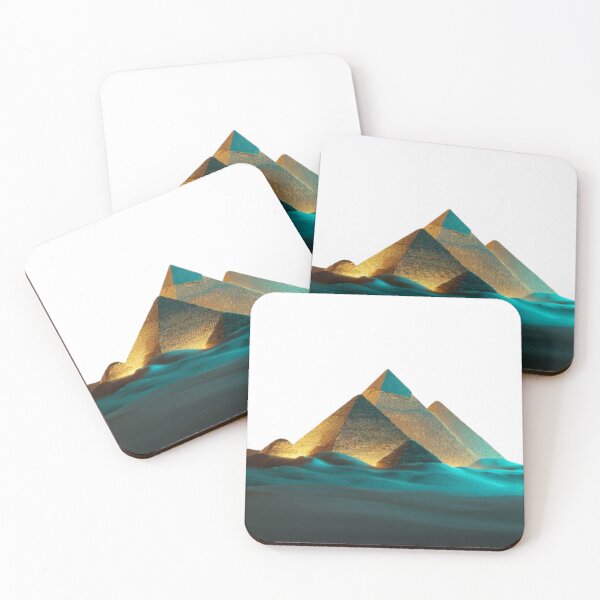 Item preview, Egyptian Pyramids Desert Glow designed and sold by AlexLineArt.
