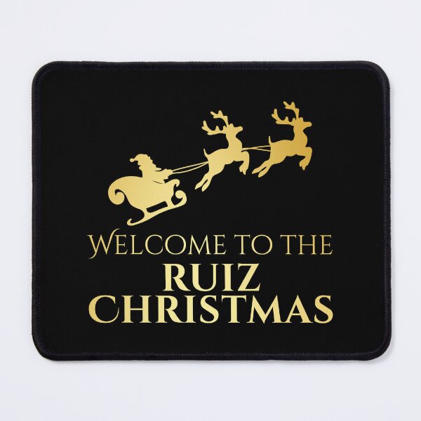 Item preview, Welcome to the Ruiz Christmas – Gold Family Name designed and sold by buglevel.