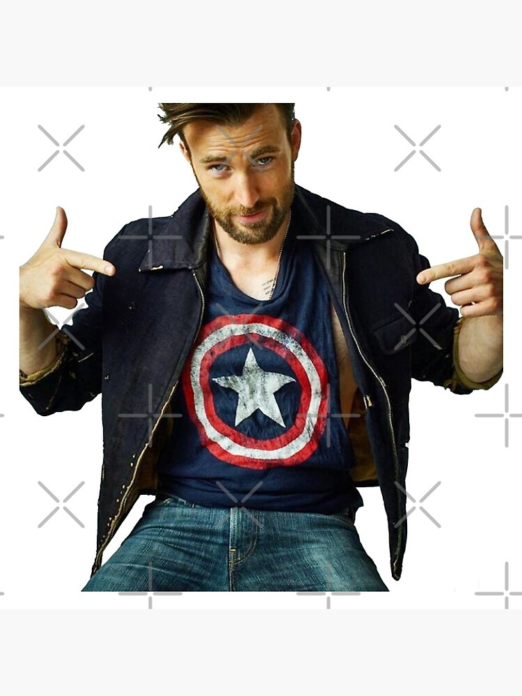 chris evans plush pillow