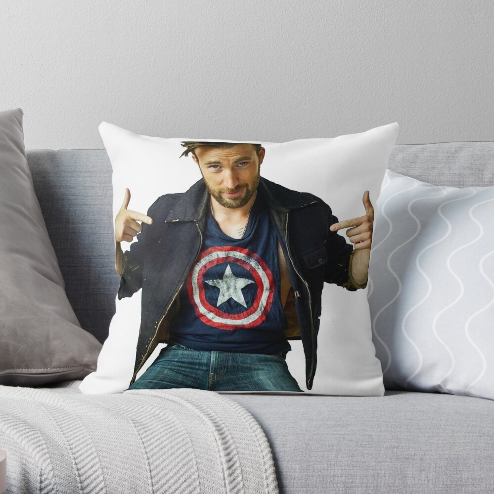 chris evans plush pillow