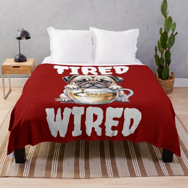 Item preview, Tired STILL Wired - Funny Sleepy Not Tired Classic T-Shirt designed and sold by freshwear design.