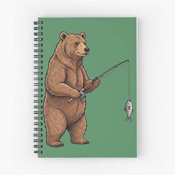 Item preview, Bear fishing  designed and sold by Too Kool Designing .