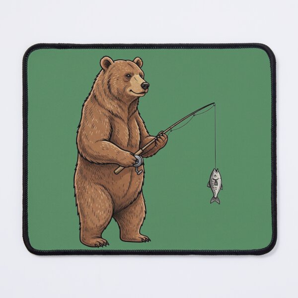 Item preview, Bear fishing designed and sold by Too Kool Designing .