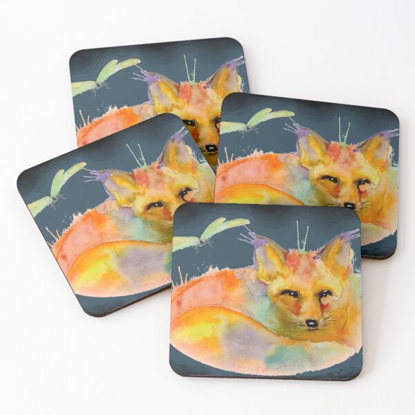 Item preview, Mr Fox Watercolour Illustration by Pasha Wildlife Painter designed and sold by Tale Teller Club.
