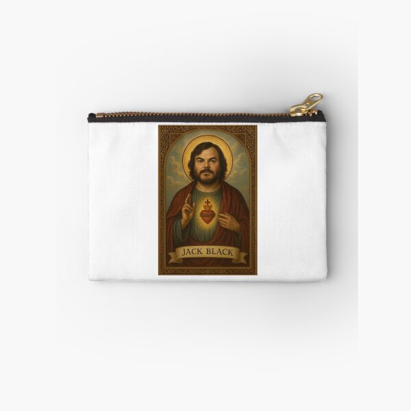 Item preview, Jack Black saint celebrity birthday funny meme holy prank weird designed and sold by CheeseBlueprint.
