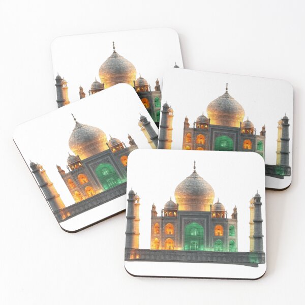 Item preview, Taj Mahal India Colors Glow designed and sold by AlexLineArt.