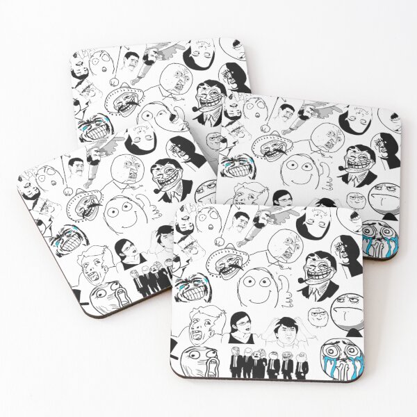 Item preview, Rage Comics Faces | Classic Internet Meme Design designed and sold by Jocamedahub.