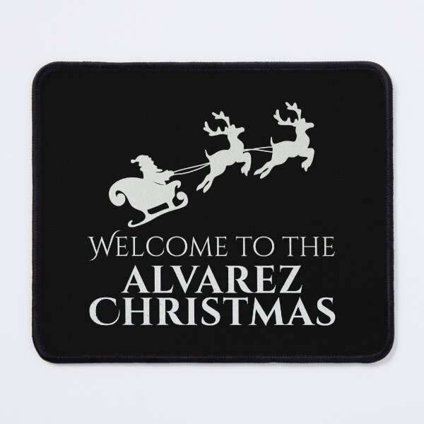 Item preview, Welcome to the Alvarez Christmas – Silver Family Name designed and sold by buglevel.