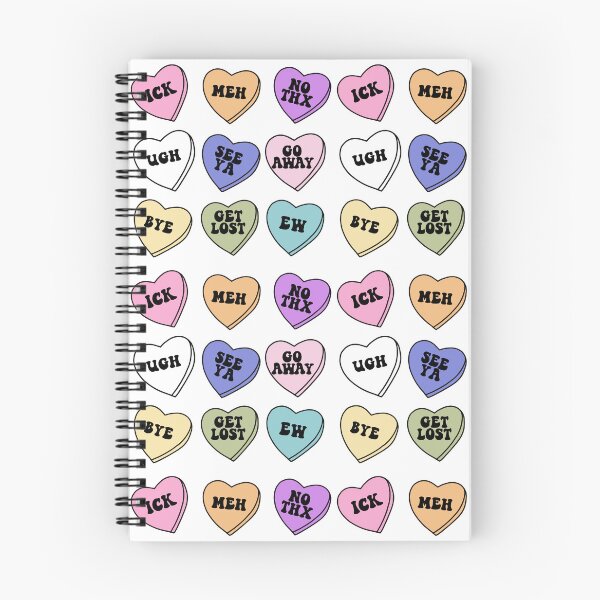 Item preview, anti valentines conversation hearts designed and sold by Made By Mal Studio.