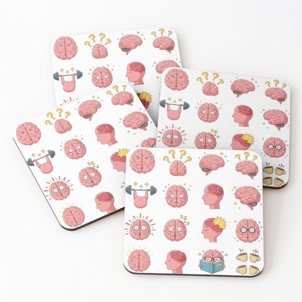 Item preview, Brain Moods Sticker Pack – Emotions, Ideas & Mental Energy designed and sold by Arte Zen.