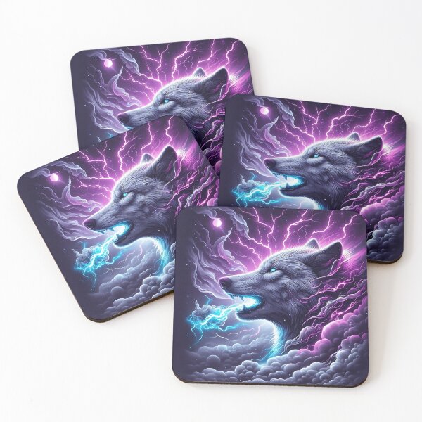 Item preview, Lunar Galactic Wolf Designs Style Three designed and sold by Mark Cannon.