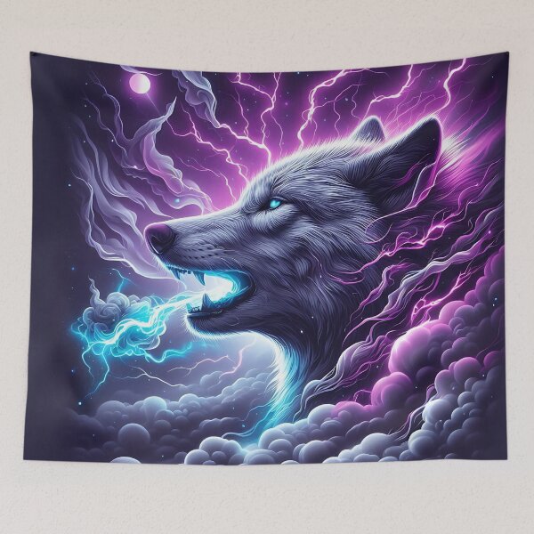 Item preview, Lunar Galactic Wolf Designs Style Three designed and sold by Mark Cannon.