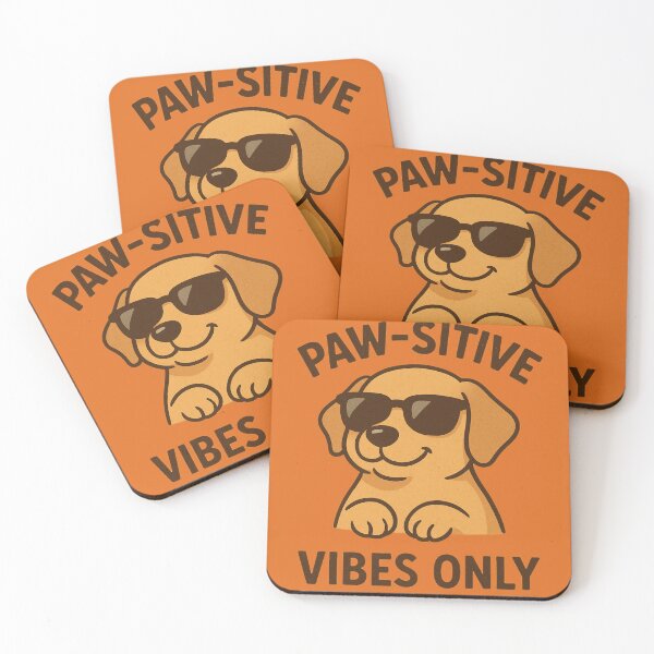 Item preview, Paw-sitive Vibes Only – Cool Dog Illustration designed and sold by MythoWorldddd.