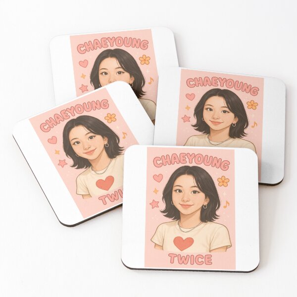 Item preview, Chaeyoung TWICE K-pop Fan Art Cute Korean Pop Design sticker designed and sold by GeniePixel.