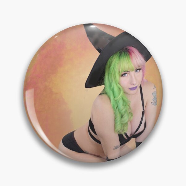 Item preview, Pinup Girl Witch in Moonlight designed and sold by AlkalineKittyxx.