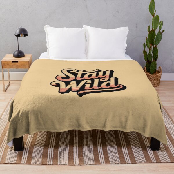 Item preview, Stay Wild Typography Design designed and sold by Enea Kelo.