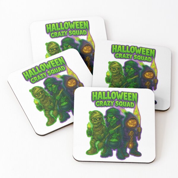 Item preview, Halloween Crazy Squad designed and sold by FunnySignalStudio.