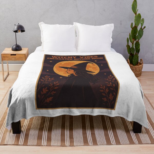 Item preview, Witchy Vibes – Enchanted Autumn Moon designed and sold by RouniBoutique.