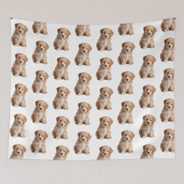 Item preview, Sit Happens Golden Retriever Funny Dog T-Shirt, Cute Dog Pun Tee designed and sold by Gino By Design.