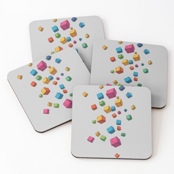 Item preview, COLORED CUBES designed and sold by XJAXSTUDIO.