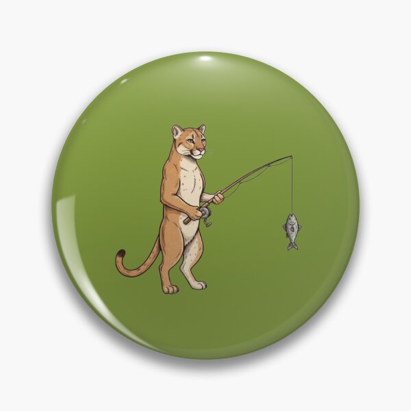 Item preview, Mountain Lion fishing  designed and sold by Too Kool Designing .