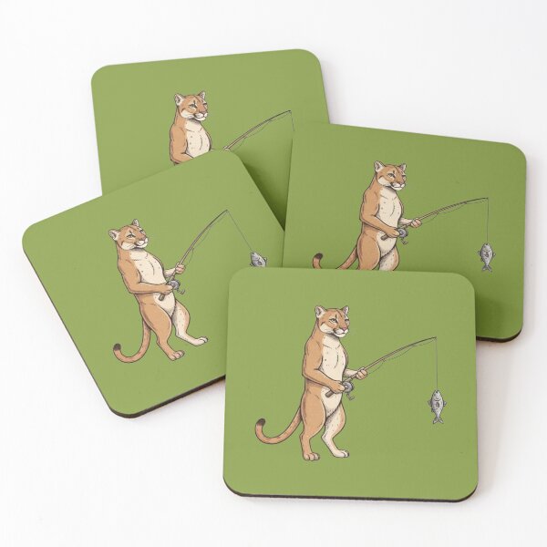 Item preview, Mountain Lion fishing  designed and sold by Too Kool Designing .