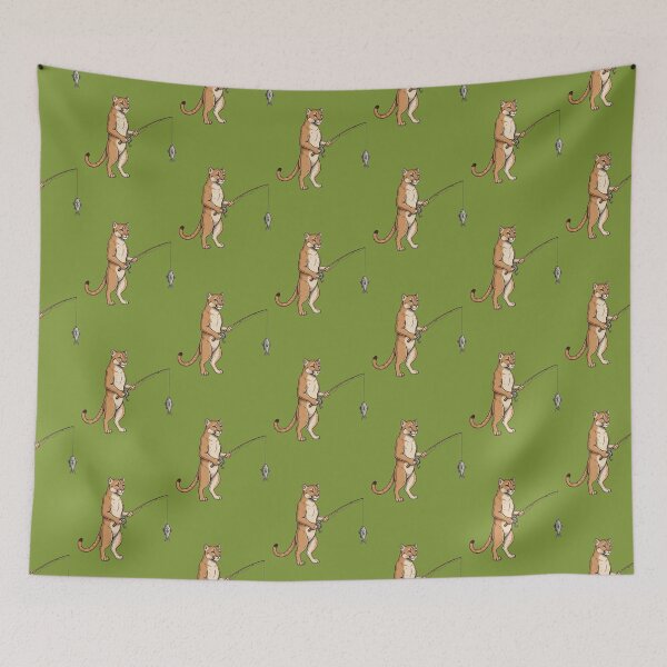 Item preview, Mountain Lion fishing  designed and sold by Too Kool Designing .