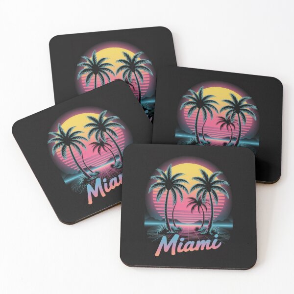 Item preview, Retro Miami Synthwave Sunset designed and sold by Enea Kelo.