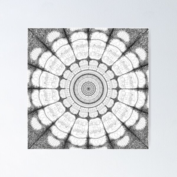 Scribble Painting no 3 by iServalan Exclusive to Tale Teller Club Records  Poster