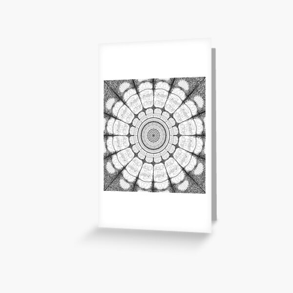 Scribble Painting no 3 by iServalan Exclusive to Tale Teller Club Records Greeting Card