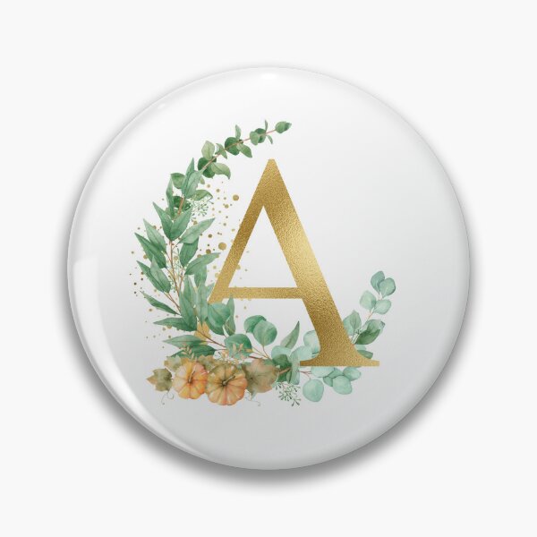 Item preview, Floral Letter A designed and sold by ChartGifts.