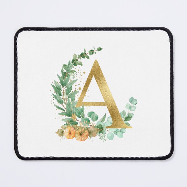 Item preview, Floral Letter A designed and sold by ChartGifts.