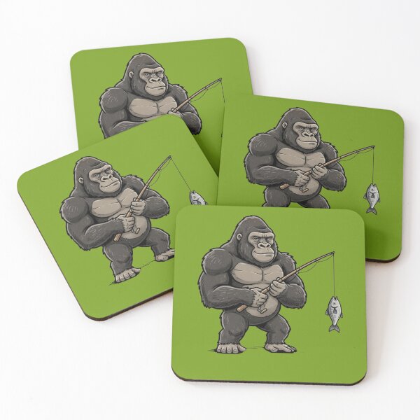 Item preview, Gorilla fishing  designed and sold by Too Kool Designing .