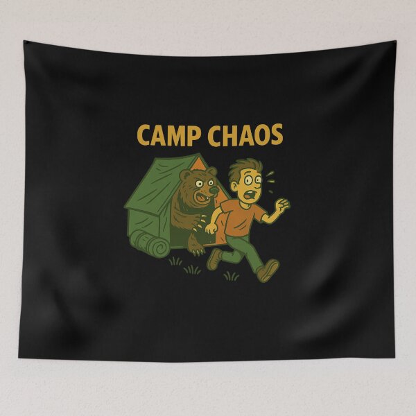 Item preview, Camp Chaos – Tent Surprise designed and sold by Camp Chaos by Wharf Wreckers.