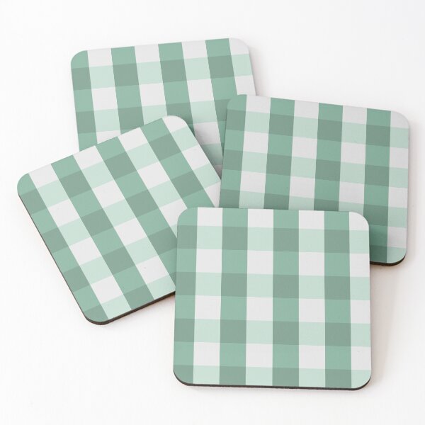 Item preview, Green Gingham Check designed and sold by Made By Mal Studio.