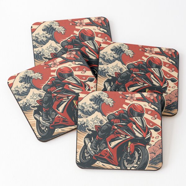 Item preview, Honda CBR Inspired | Japanese Dynamic Motorcycle Art designed and sold by Jocamedahub.
