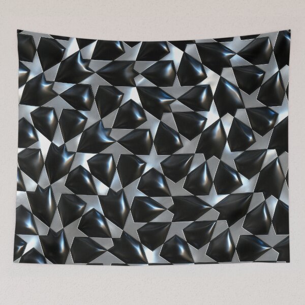Item preview, Black lace – geometry with shine designed and sold by Girih.
