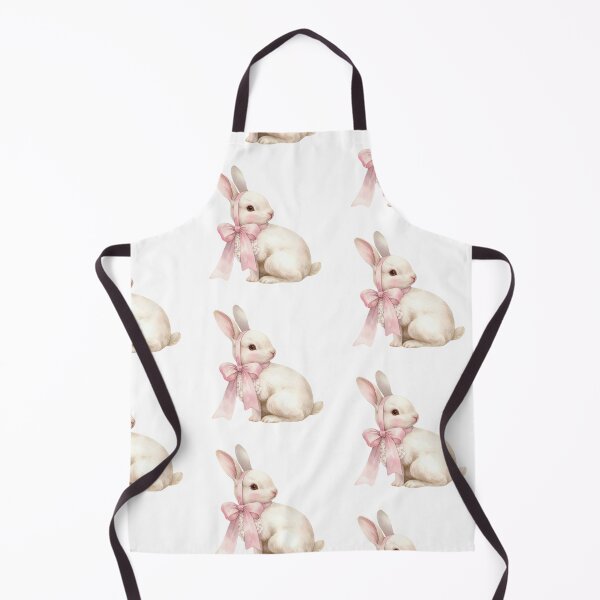 Item preview, bunny with pink bow designed and sold by viviofthevalley.