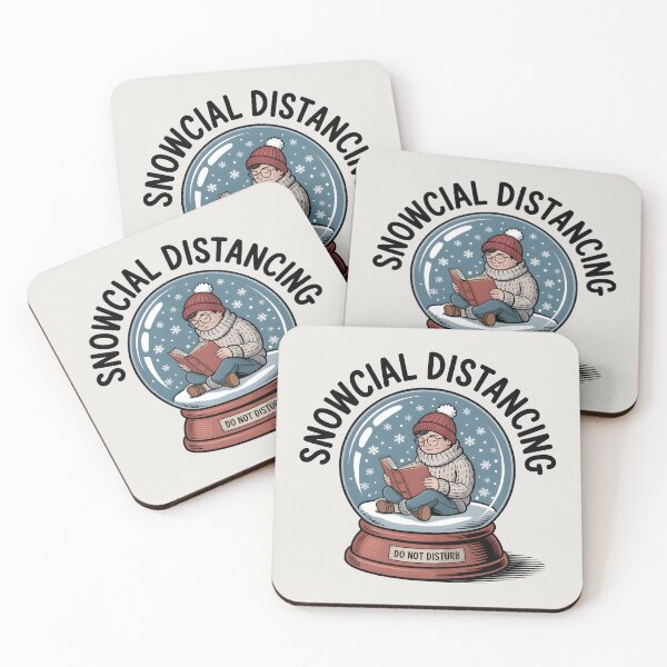 Item preview, Snowcial Distancing  designed and sold by Jollys-ArtShop.