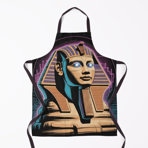 Item preview, Cyberpunk Sphinx of Giza – Futuristic Egyptian Art designed and sold by Fruzbt.