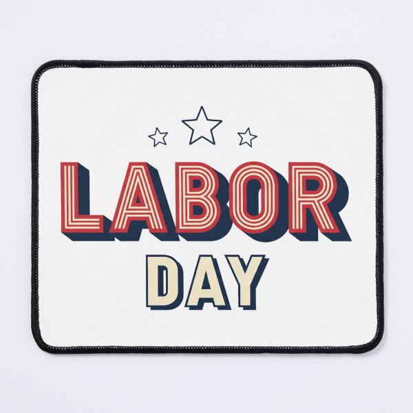 Item preview, Retro Labor Day Patriotic USA Holiday designed and sold by Ruby River.