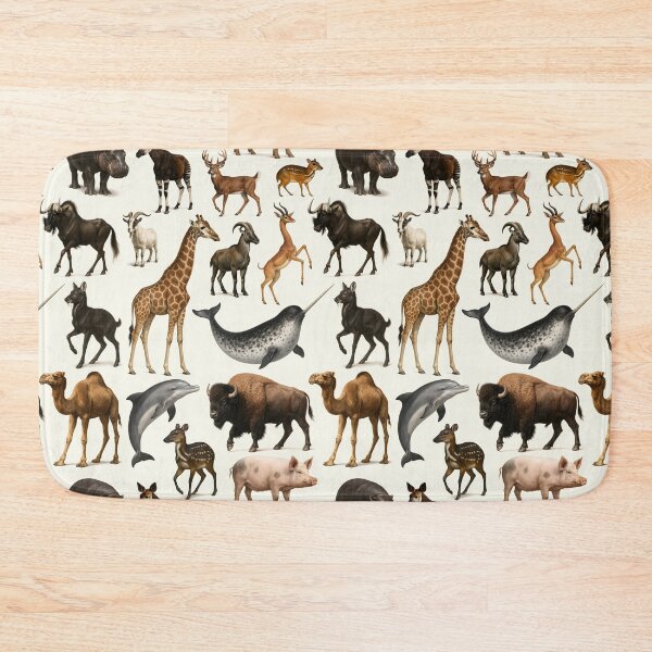 Item preview, Animals of Cetartiodactyla Retro Illustration Chart Scientific Art designed and sold by kakarikihill.