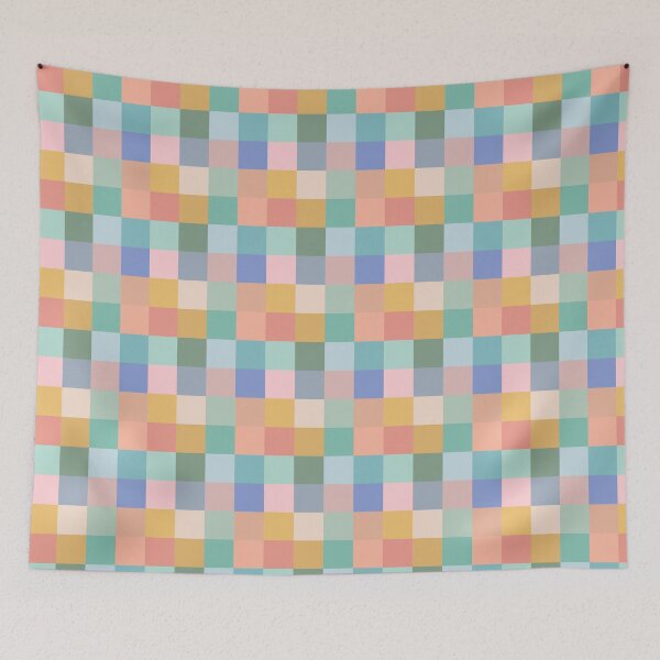 Item preview, Colorful Checkerboard designed and sold by Made By Mal Studio.